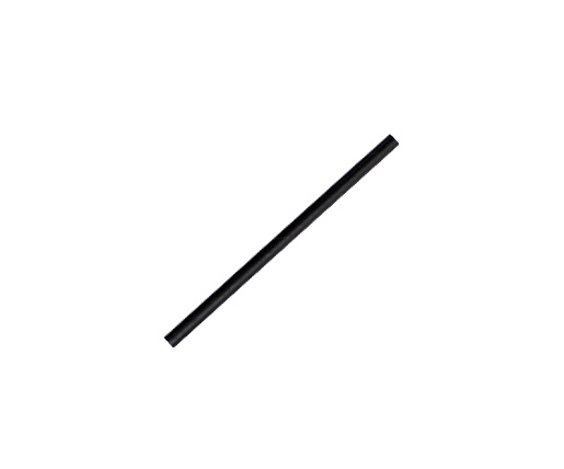 Paper Straw Cocktail All Black 2500pc/ctn