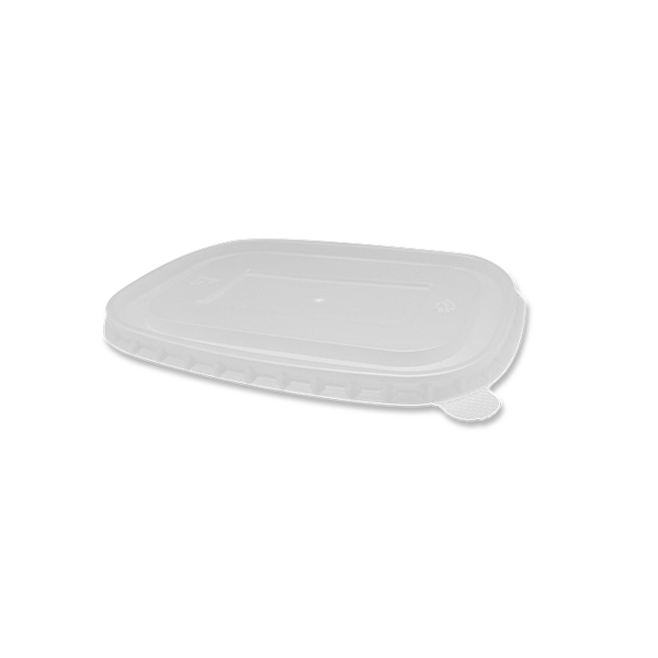 PP Lid for Rectangular Container Fits 500-1000ml 300pc/ctn