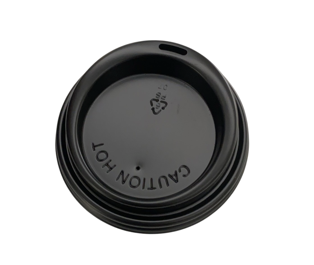 Modern Black 90mm Coffee Cup Lid