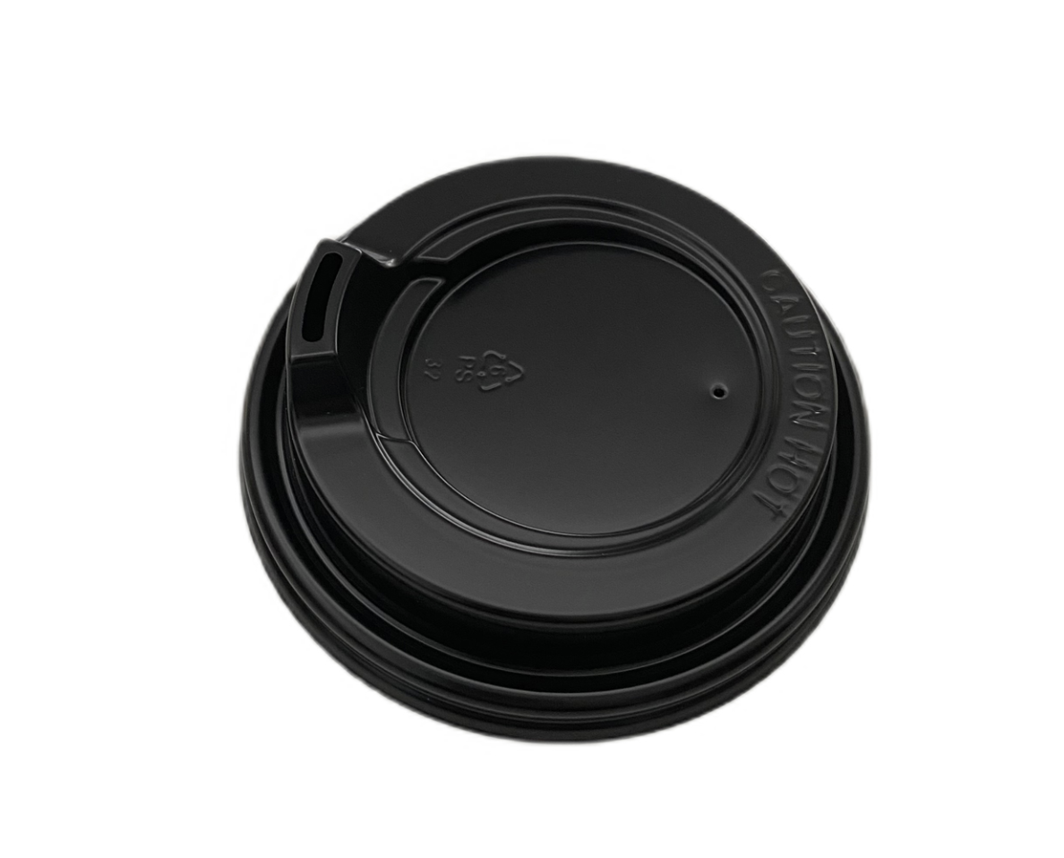 Sipper Black 80mm Coffee Cup Lid