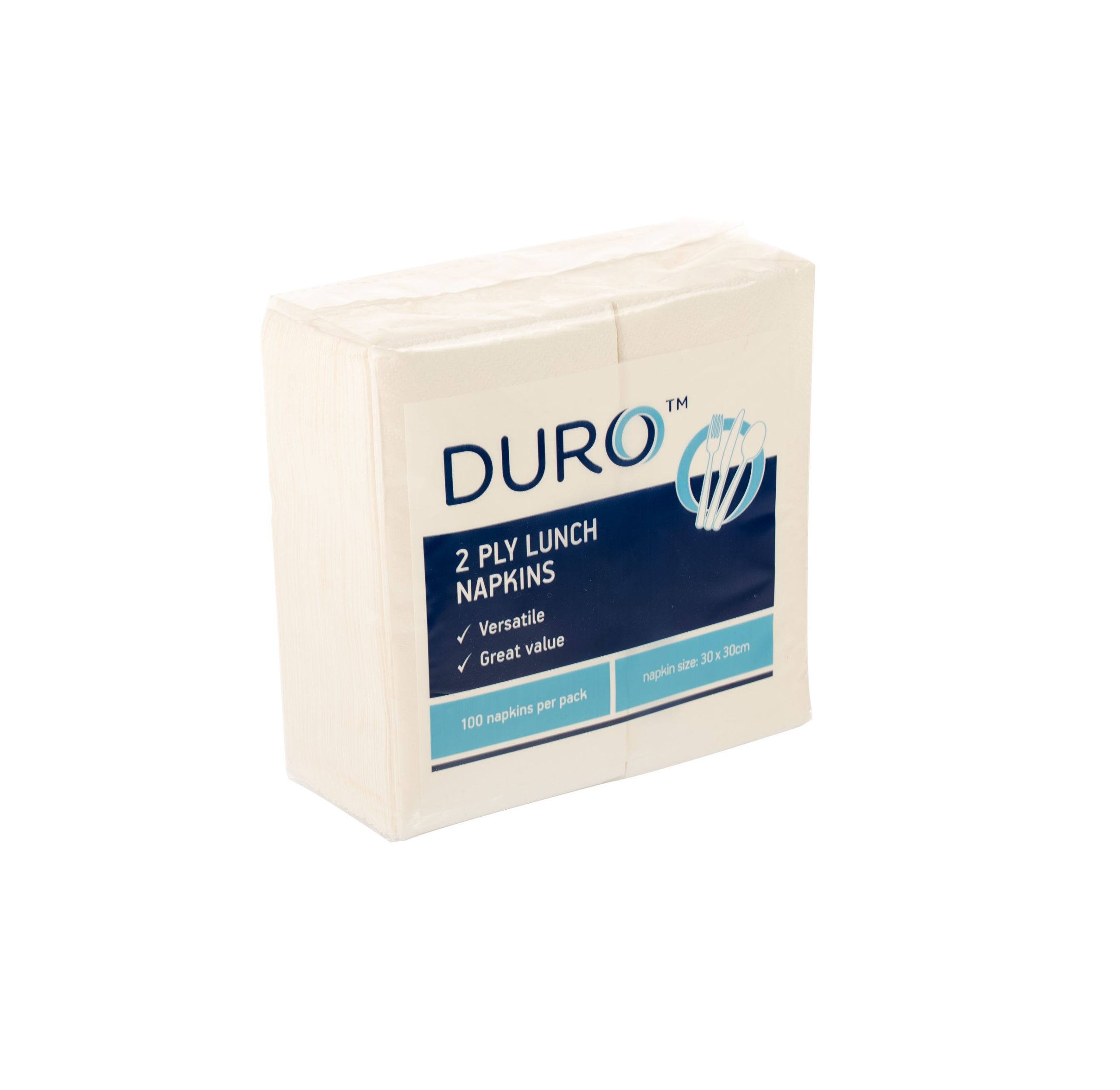 Duro Lunch Napkin 2-Ply 300mm x 300mm GT Fold