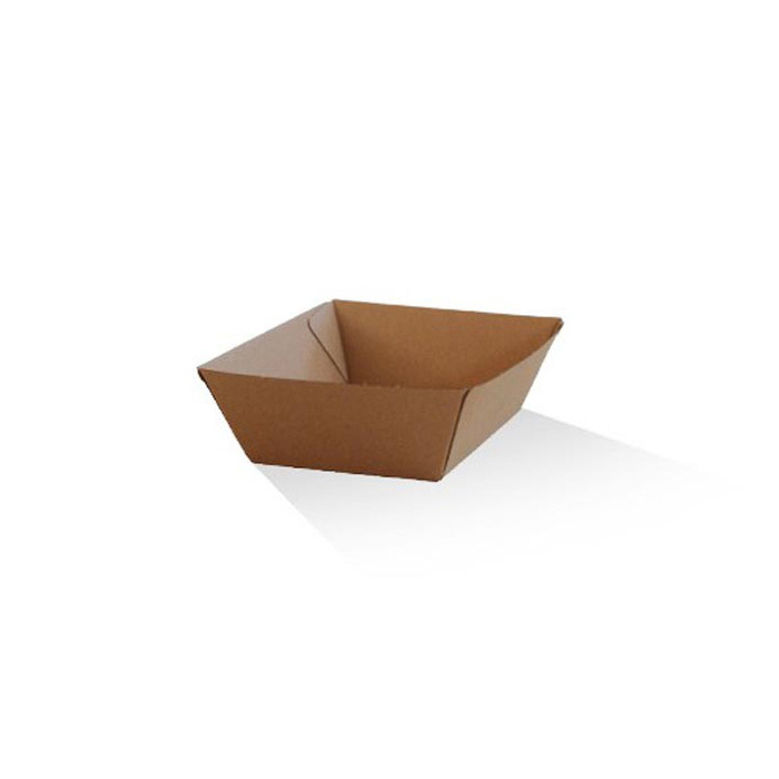 Corrugated Tray Small Brown 500pc/ctn