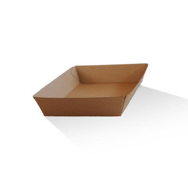 Corrugated Tray Large Brown 250pc/ctn
