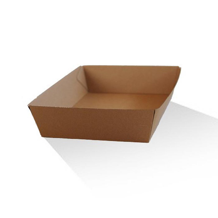 Corrugated Tray X-Large Brown 100pc/ctn
